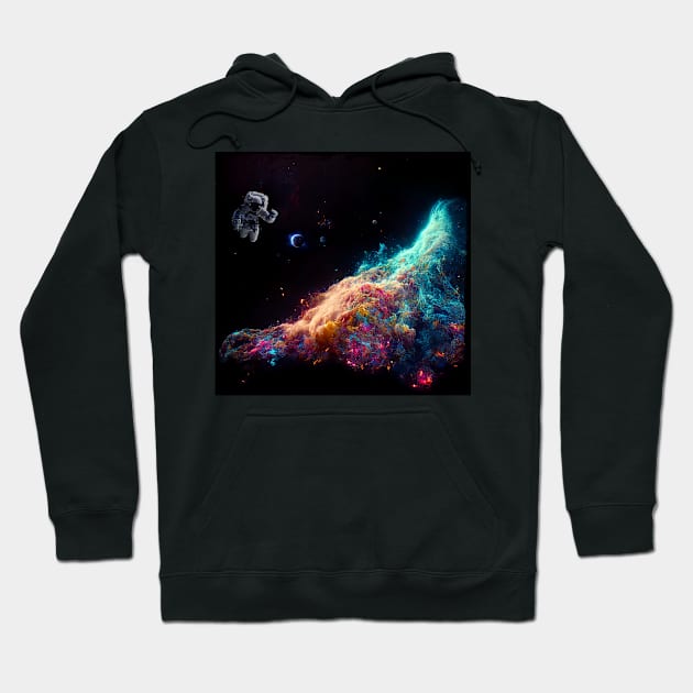 Psychedelic Astronaut Hoodie by Spring River Apparel 